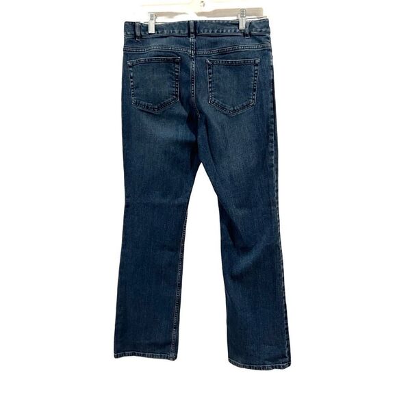 J Jill Medium Wash Denim mid rise bootcut Jeans size 6P - Picture 2 of 7